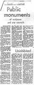 Reproduction of news paper artical