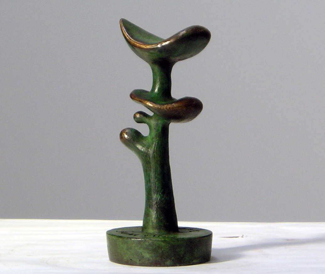 Blue Tree, 2003, sculpture by Adrian Mauriks.