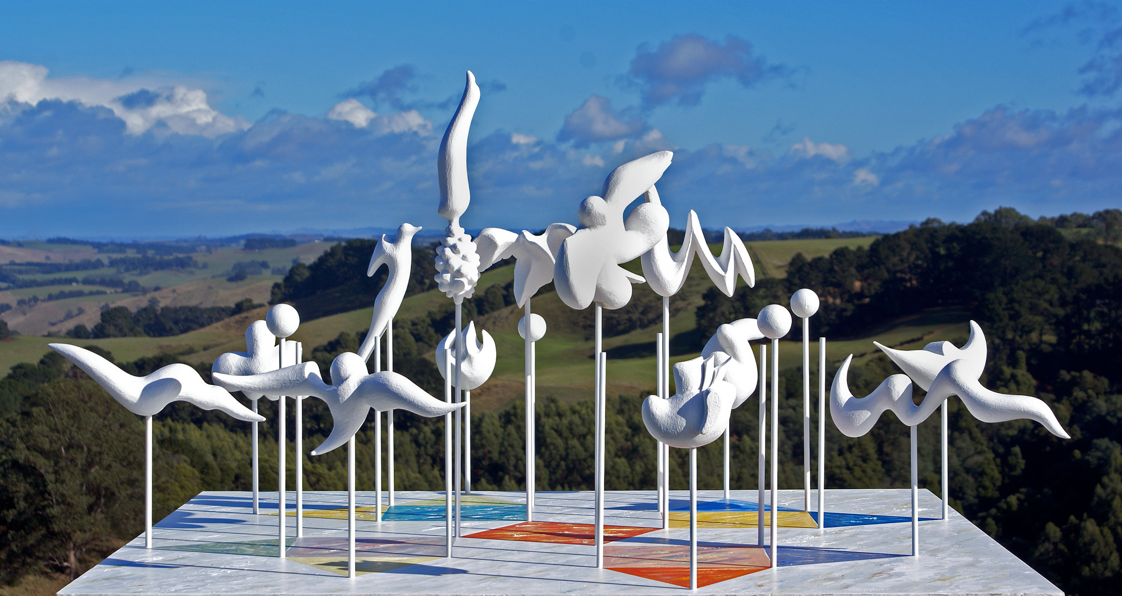 Forest, 2009, sculpture by Adrian Mauriks.