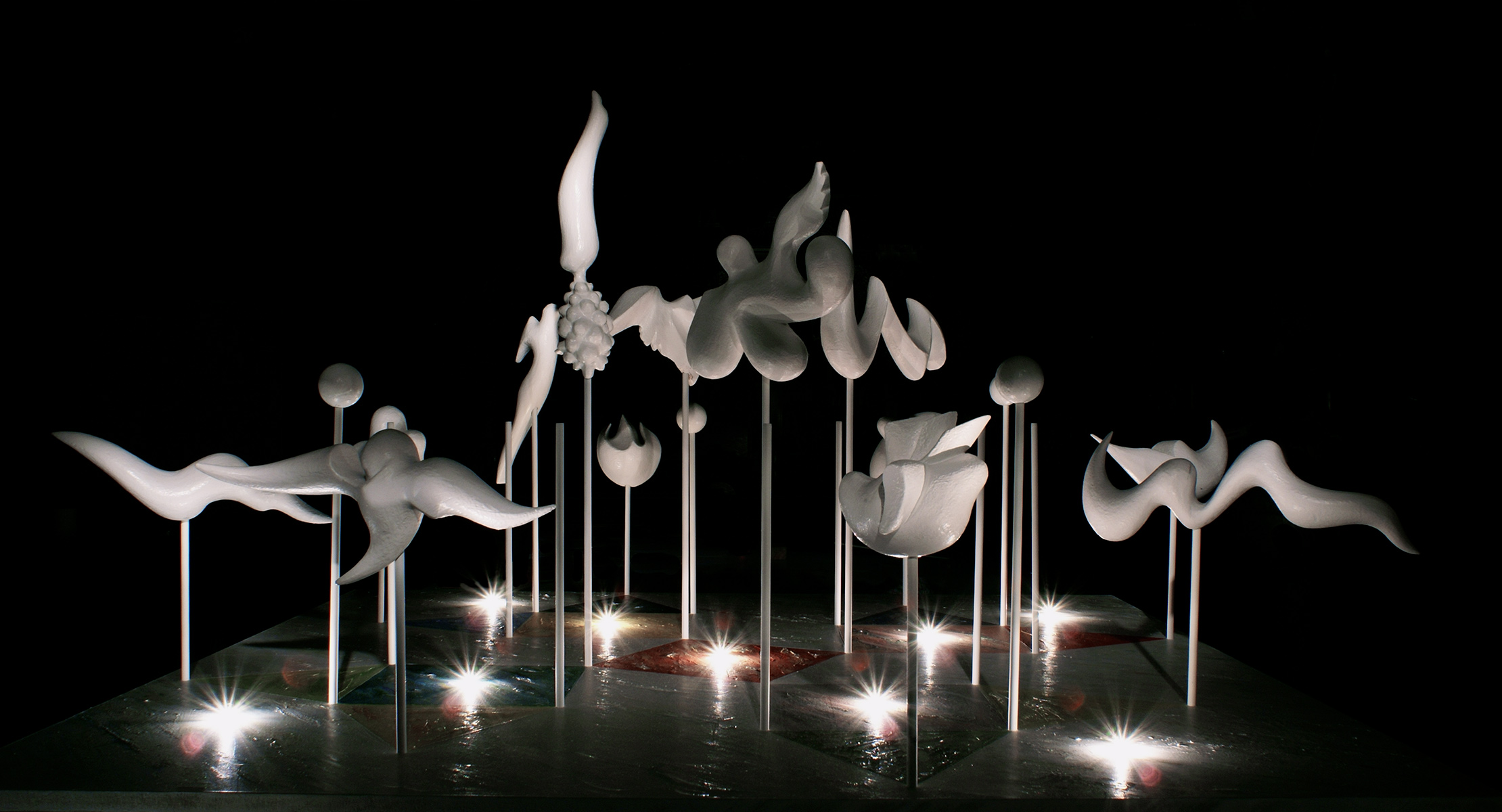 Forest, 2009, sculpture by Adrian Mauriks.