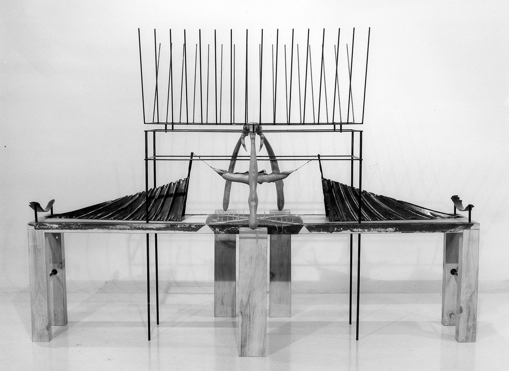 Landscape Dreamer II, 1982. Sculpture by artist Adrian Mauriks.