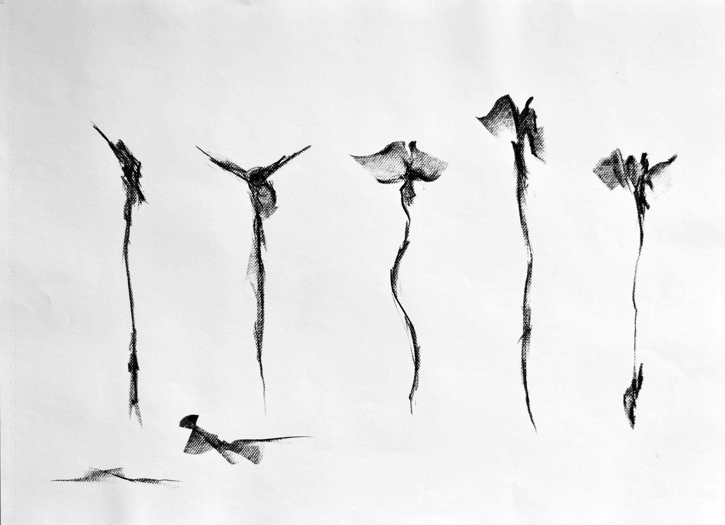 Liftoff, 2018, drawing by Adrian Mauriks.