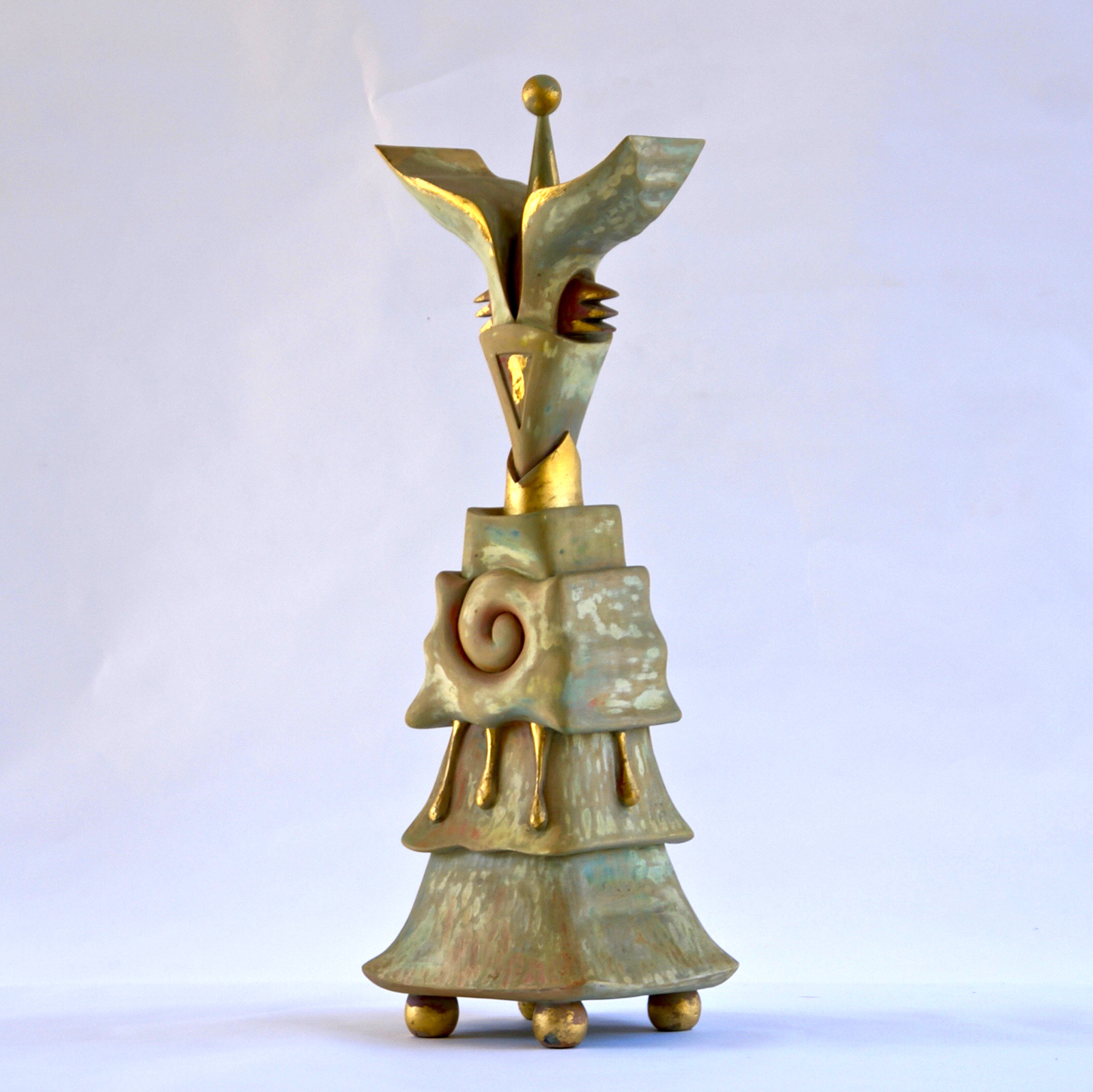 Tower, 1989, sculpture by Adrian Mauriks.